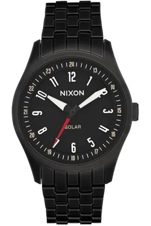 Nixon Herren Analog Uhr mit Edelstahl Armband A1413-004-00