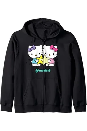 Hello Kitty Gemini Star Sign Kapuzenjacke