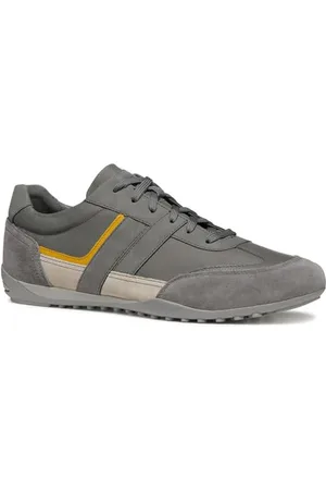 Geox Herren U Wells A Sneaker, Dark Grey, 43 EU