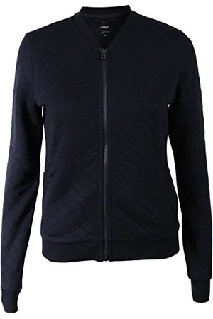 ONLY Damen Onljoyce Ls Noos Bomber Jacke, Schwarz, L EU