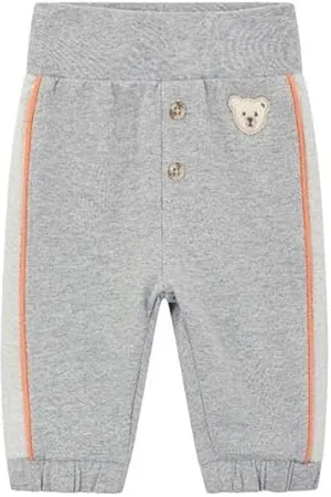 Steiff Jogginghose EU Größe 86 , Jogging Hose, Kleinkinder Sweatpants aus Baumwolle, Sport- und Freizeit Hose für Kinder, Bequeme und weiche Trainingshose, waschmaschinenfest