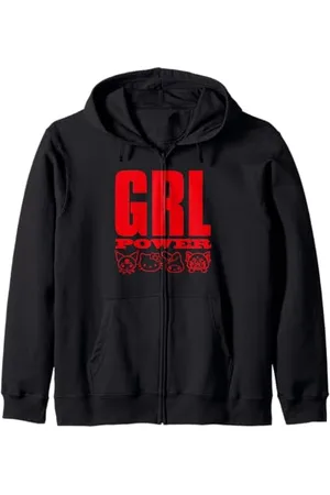 Sanrio Hello Kitty My Melody Aggretsuko Kuromi Girl Power Kapuzenjacke