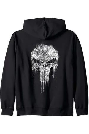 Marvel The Punisher White Kapuzenjacke