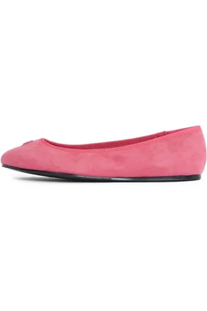 Tommy Hilfiger Damen Ballerinas Hardware aus Wildleder, Rosa (Hibiscus Pink), 37