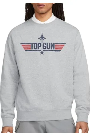 Top Gun Unisex Paramount, Logo Grey Crew Sweatshirt, , XXL