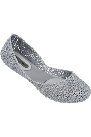 Melissa Damen Campana Papel VII Geschlossene Ballerinas, Silber (Silver Glitter 50711), 41 EU