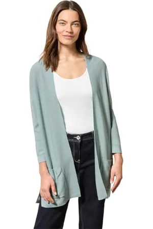 CECIL Damen B253948 Offener Feinstrick Cardigan, , Medium