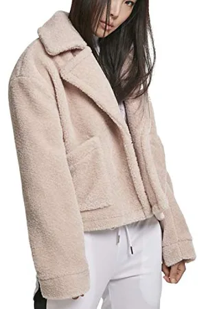 Urban classics Damen Ladies Oversized Sherpa Winter Jacke, , 3XL