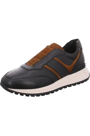 ARA Herren MEO Slipper, SCHWARZ,Nuts, 40 EU Weit