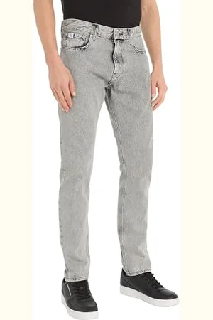 Calvin Klein Jeans Herren Jeans Authentic Straight Fit, Grau (Denim Grey), 32W / 32L