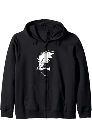 Naruto Shippuden Kakashi Head Anime Kapuzenjacke
