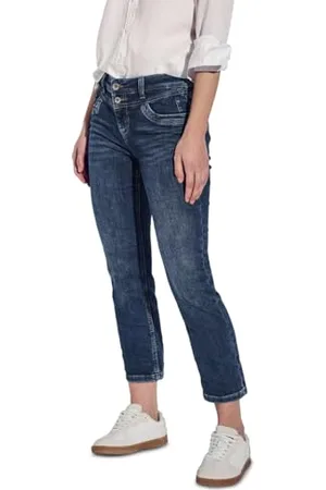 Street one Damen Style Denim Jane 2-Knopf 49_59 7/8-Jeans im Casual Fit, , 28W x 26L