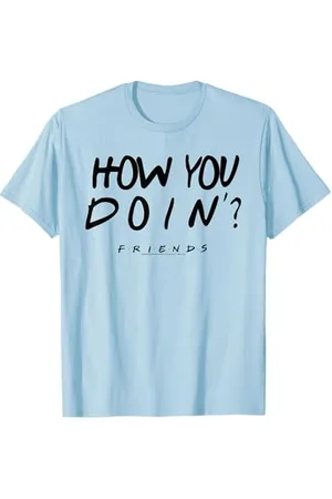 Friends How You Doin? Black T-Shirt