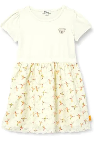 Steiff Kleid EU Größe 116 , Mädchen Kleid, Kinderkleid für jeden Anlass, lockere und Bequeme Passform, waschmaschinenfest