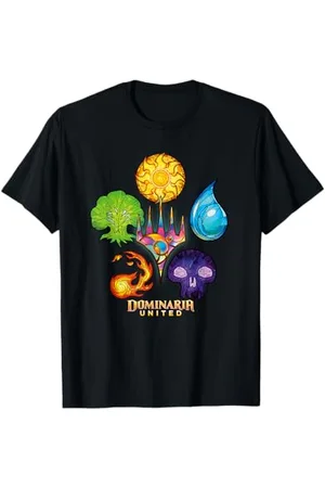 Magic: The Gathering Dominaria Lands and Logo T-Shirt
