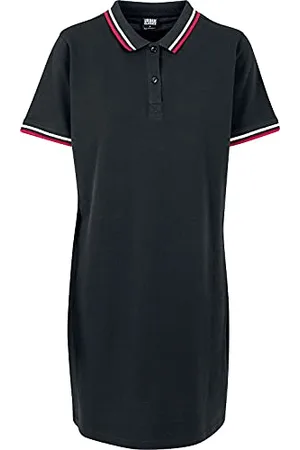 Urban classics Damen Ladies Polo Dress Kleid, , 36 (Herstellergröße: S)