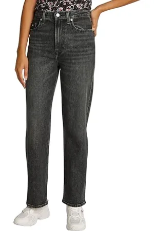 Tommy Hilfiger Damen Jeans Hose Layla Slim High Waist, Schwarz (Denim Washed Black), 30W/27L
