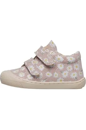 Naturino Lauflernschuhe aus Veloursleder mit Margeritenprint, 21