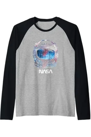 Nasa Galaxy Lineart Fill Helm Raglan