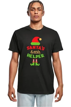 Merchcode Herren Mp0009145-christmas Santa´s Little Helper Tee T-Shirt, , XL EU