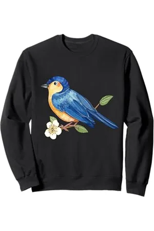 BIRD Vögel, niedliche Tiervögel auf einem Ast, Partyvogelliebhaber Sweatshirt