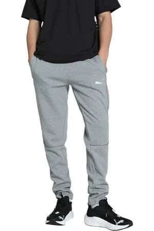 PUMA Herren Teamfinal, Freizeithose Strickhose, Medium Grey Heather Silver, S