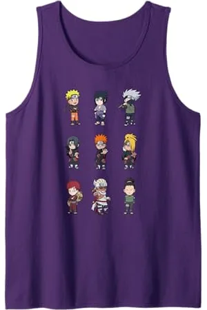 Naruto Shippuden Super Deformed 9 Up Tank Top