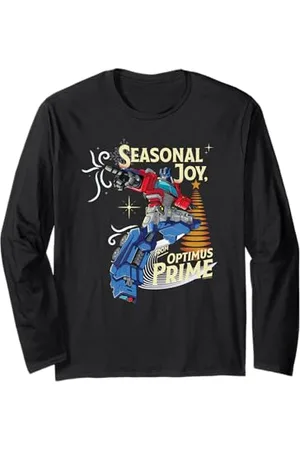 TRANSFORMERS Evergreen Christmas Seasonal Joy From Optimus Langarmshirt