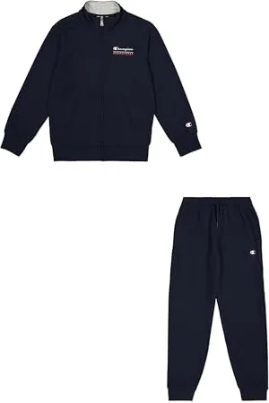 Champion Jungen Legacy Boy-Graphic Full Zip Sweatsuit Trainingsanzug, , 7-8 Jahre