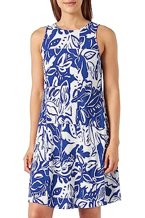 QS by s.Oliver Kleid Midi ,Blau ,42