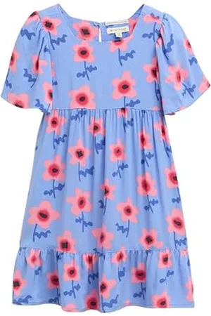 TOM TAILOR Kinder T-Shirt mit Print, Dream Green, 116/122