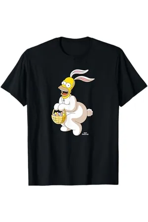 The Simpsons Homer Simpson Osterhasen T-Shirt - Unisex-Erwachsene, , S