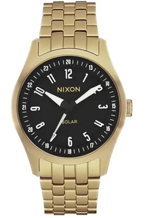 Nixon Herren Analog Uhr mit Edelstahl Armband A1413-513-00