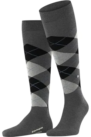 Burlington Herren Kniestrümpfe Edinburgh M Kh Wolle lang gemustert 1 Paar, , 40-46