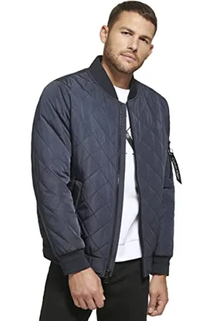 Calvin Klein Herren Quilted Zipper Detail Jacket Jacke, , S