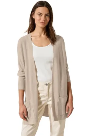 CECIL Damen B253948 Offener Feinstrick Cardigan, , XL