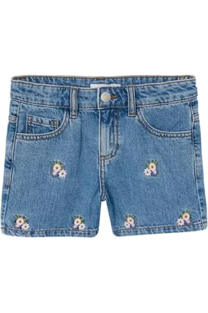 NAME IT Mädchen NKFBELLA REG DNM Shorts 3674-BE NOOS Jeansshorts, Medium Blue Denim, 164 cm