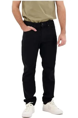HUGO BOSS Herren Re.Maine BC-C Maine Schwarze Regular-Fit Jeans aus bequemem Stretch-Denim Schwarz003 38/34