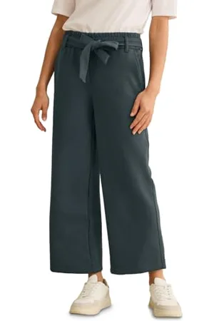 CECIL Damen B378911 Wide Leg Hose, , XL / 26L