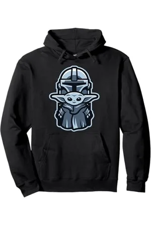 STAR WARS The Mandalorian Mando and the Child Badge Pullover Hoodie