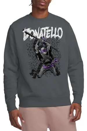 Teenage Mutant Ninja Turtles Unisex TMNT Donatello Crew Sweatshirt, , XL