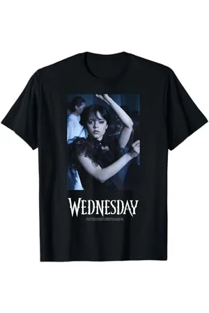 Wednesday Iconic Dance Scene Real Photo Portrait T-Shirt