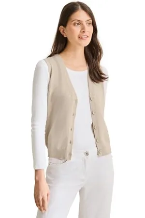 CECIL Damen B253949 Feinstrick Weste, , M