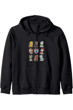 Paw Patrol 8 Bit Graphics With Group Kapuzenjacke