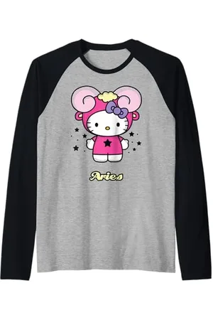 Hello Kitty Aries Star Sign Raglan