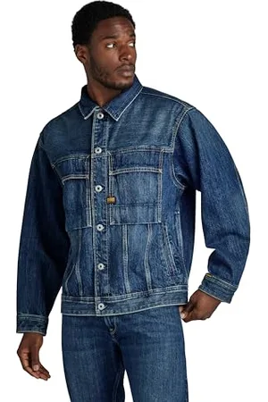 G-Star RAW Herren Oversized Denim Jacke, , M