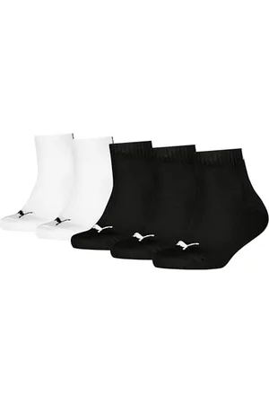 PUMA Unisex Kinder Plain Quarter, Black/White, 31-34 EU