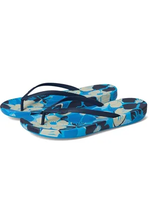 FitFlop Damen Iqushion Flowerz Ergonomic Flip-Flops Flipflop, , 42 EU