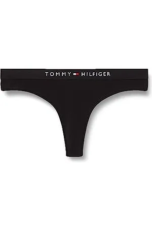 Tommy Hilfiger Damen String Tanga, Schwarz (Black), XL