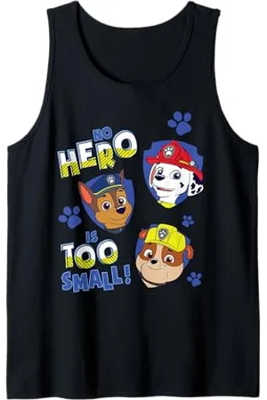 Paw Patrol No Hero Is Too Small Badges Tank Top
